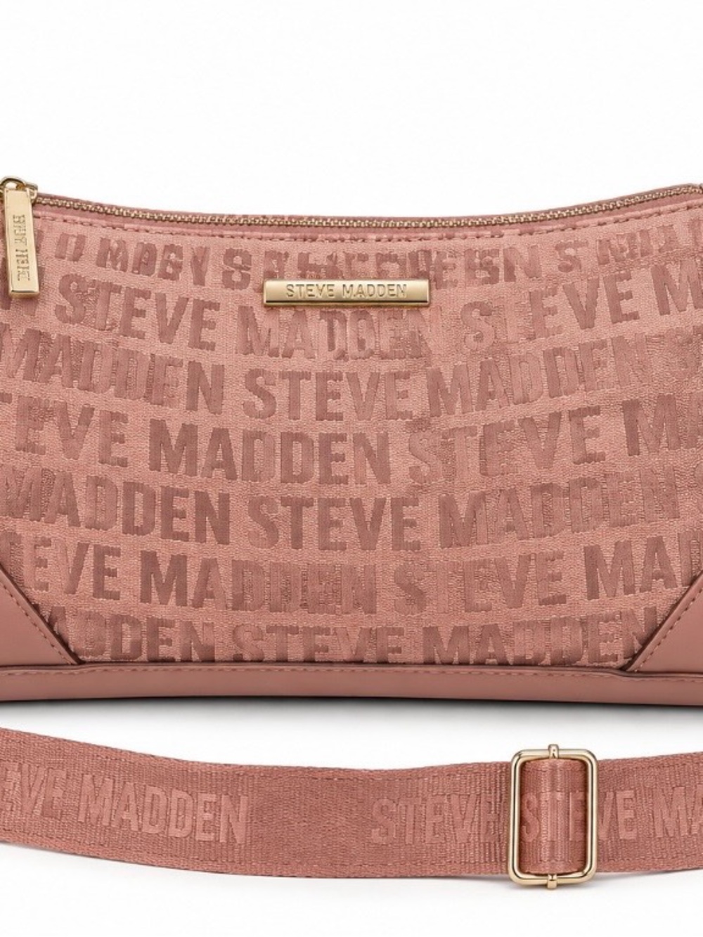 Steve Madden Dusty Rose Signature Logo Crossbody Bag